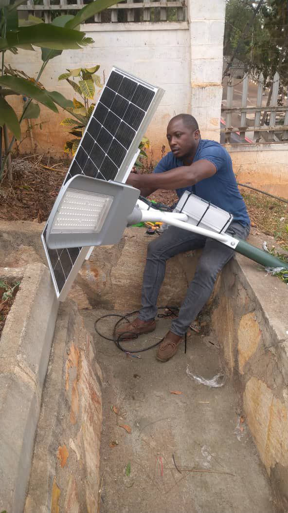 David Ssekatawa at work